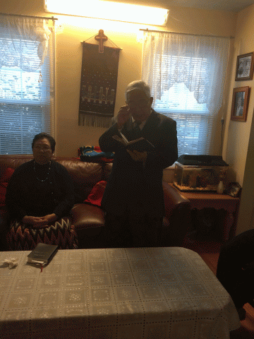 Blessing from Rev. Maran Yaw's Family